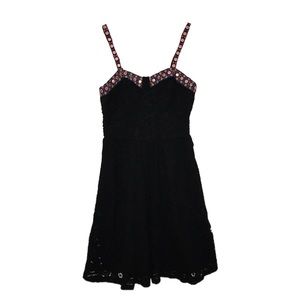 Xhilaration Black Lace Cami Dress